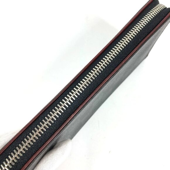 LOUIS VUITTON Damier Graphite Zippy Wallet Zip Around Wallet Black/Red - Picture 6 of 16